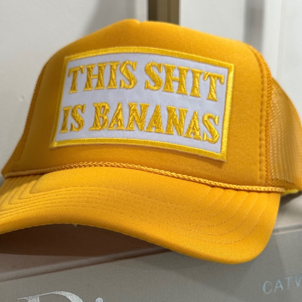 COPY - Shit is Bananas Trucker Hat (NWOT)